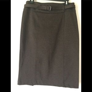 Pencil brown skirt